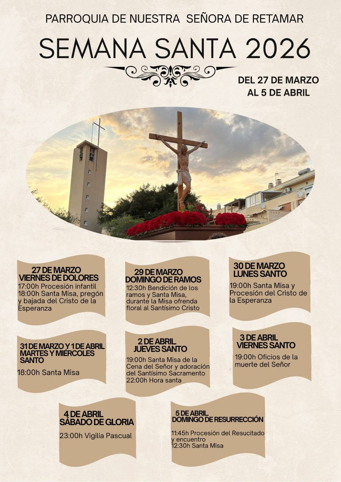 Semana Santa en Santa Cruz del Retamar 2026 Santa Cruz del Retamar